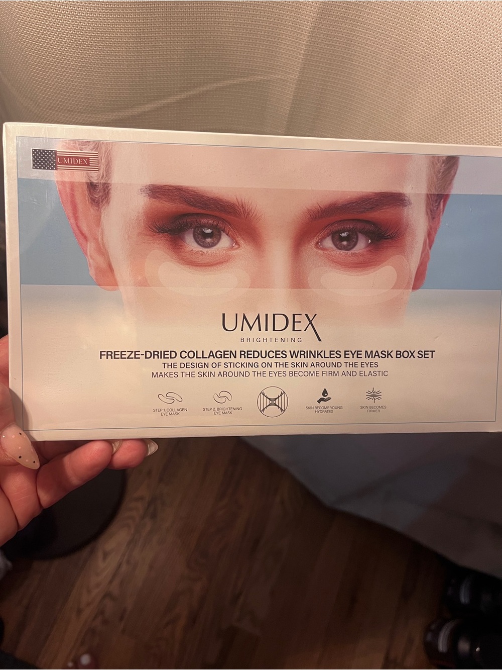 UMIDEX Brightening Freeze-Dried Collagen Eye Mask - NEW
